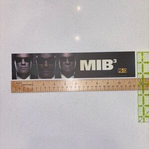 Men In Black 3 MIB3 Movie Promotional Mylar Poster 11x2.5 2012 Columbia Pictures